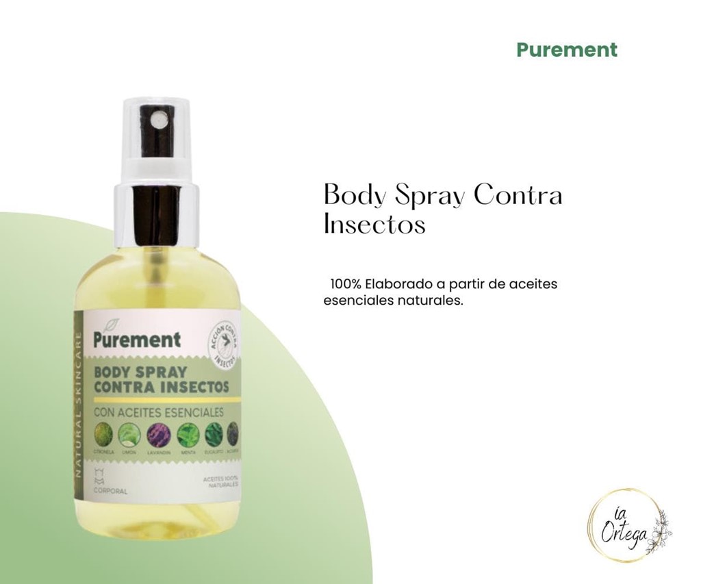 Foto 1 Body spray Contra Insectos Purement- 100ml