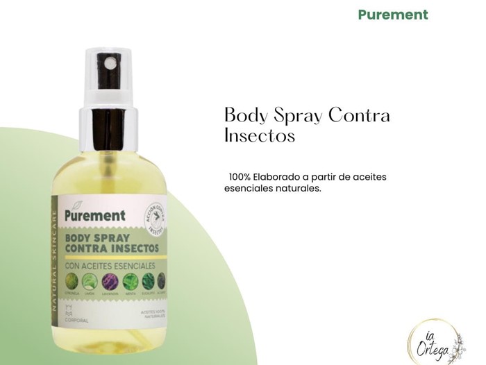 Body spray Contra Insectos Purement- 100ml