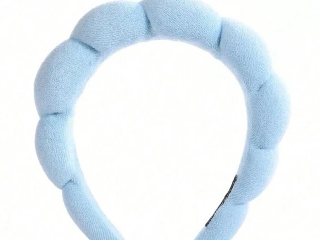 Diadema para skin care (color azul)