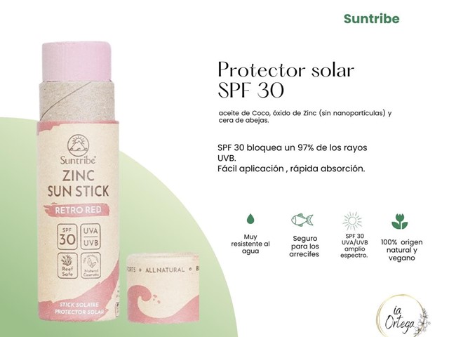 Protector solar SPF 30 en Stick - 30 gr